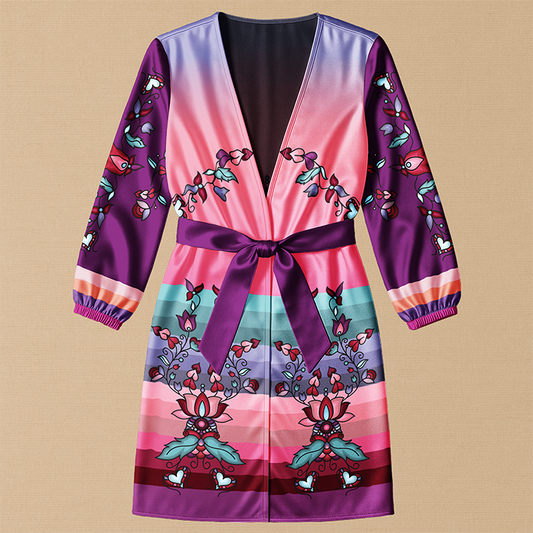 Snowlit Petal Dreams Wrap