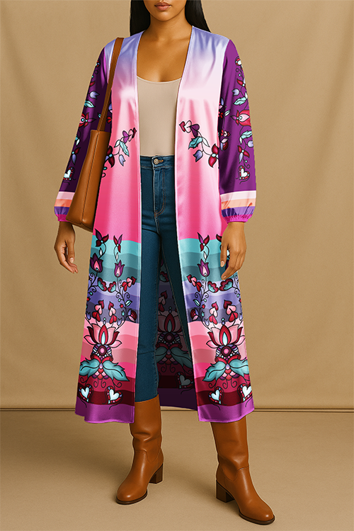 Snowlit Petal Dreams Wrap