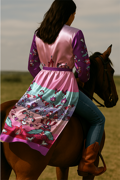 Snowlit Petal Dreams Wrap