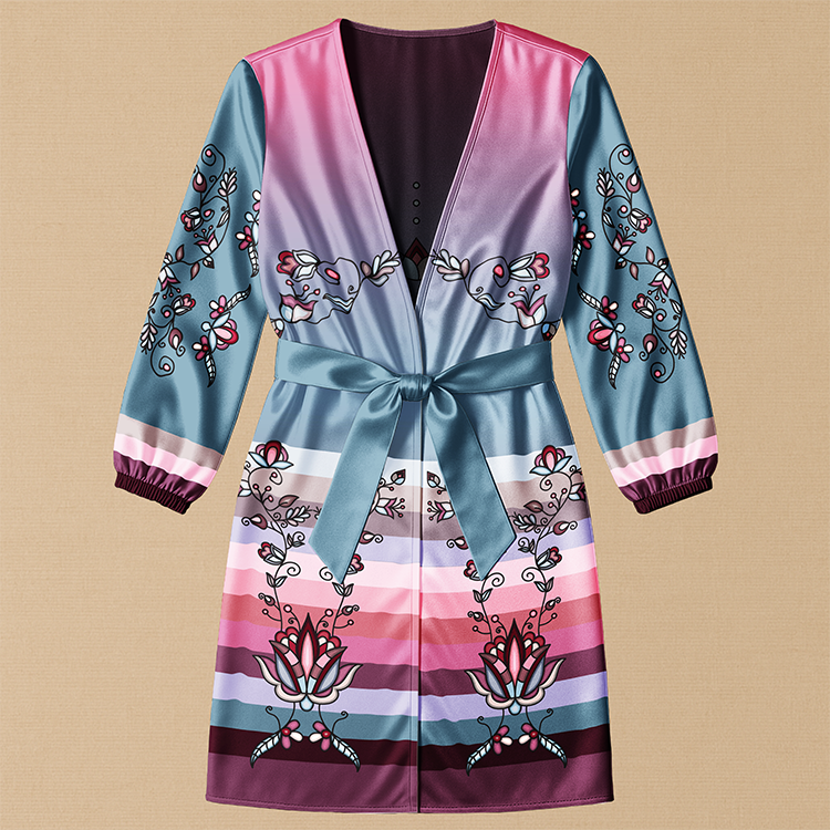 Winter Roseblush Wrap