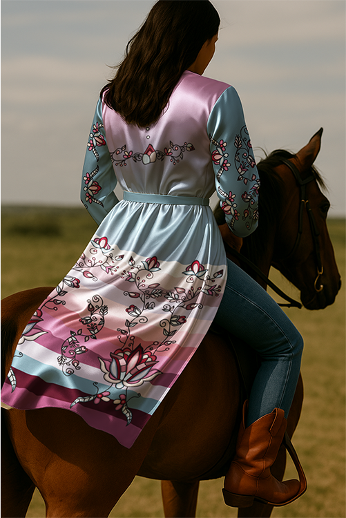 Winter Roseblush Wrap