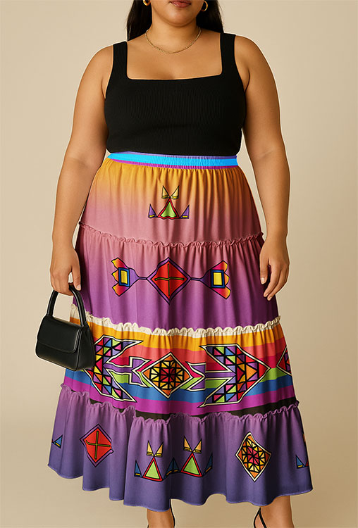 Spirit Arrow Three Tier Skirt