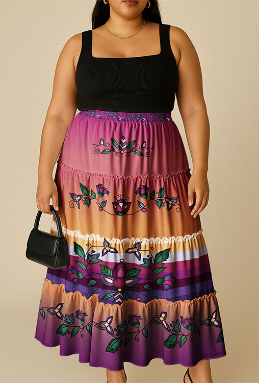 Winterberry Reverie Three Tier Skirt