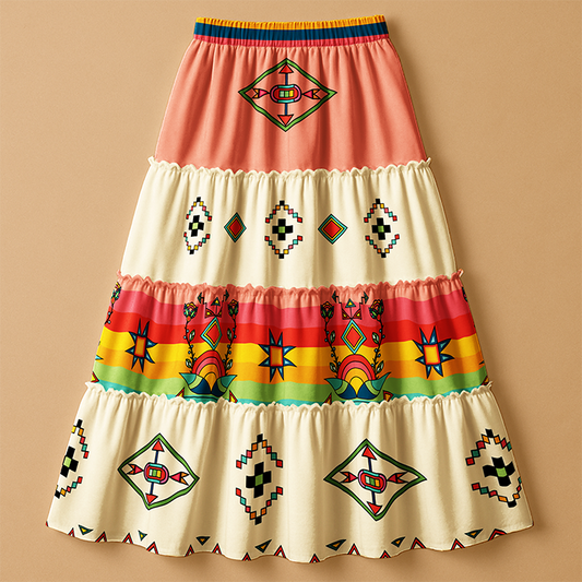 Horizon Blossom Three Tier Skirt