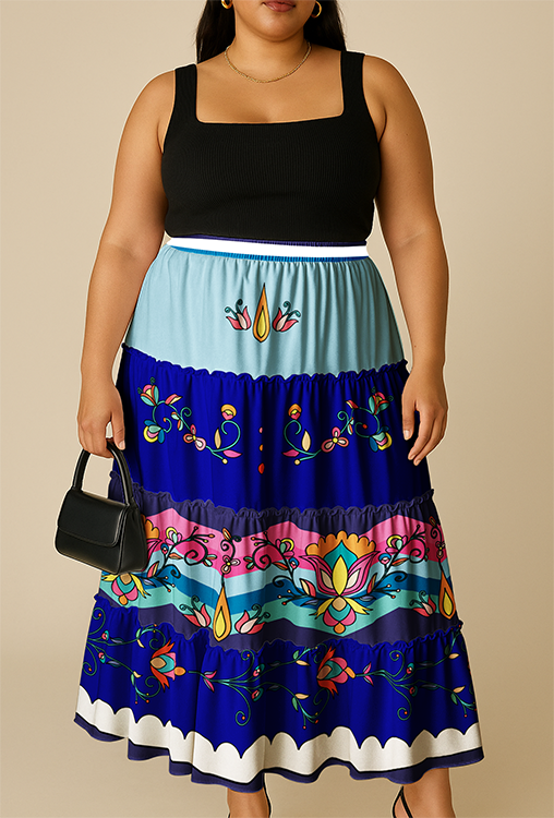 Thunder Mesa Petals Three Tier Skirt