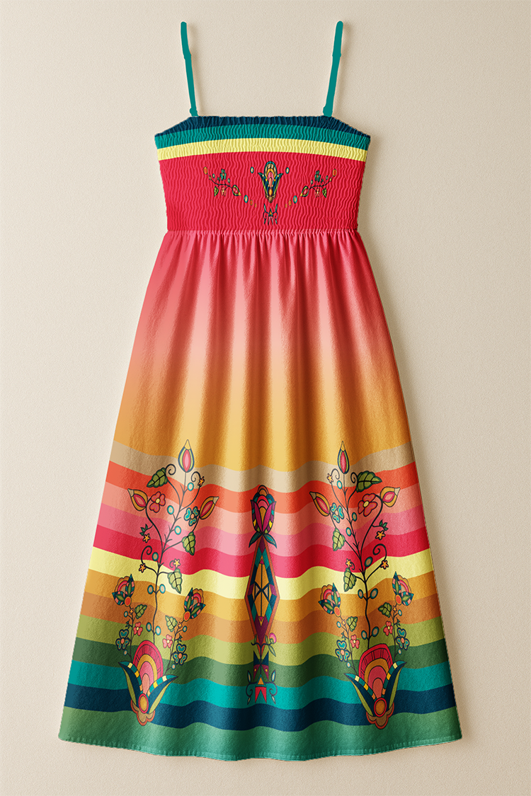 Abundant Harvest Smock Top Dress