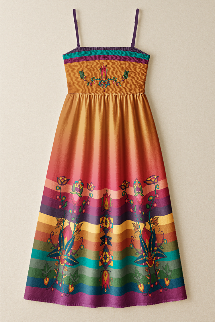 Eternal Blossom Smock Top Dress