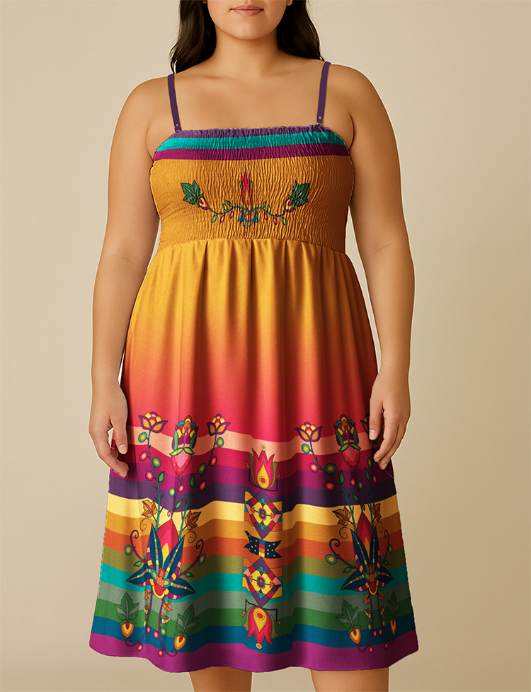 Eternal Blossom Smock Top Dress