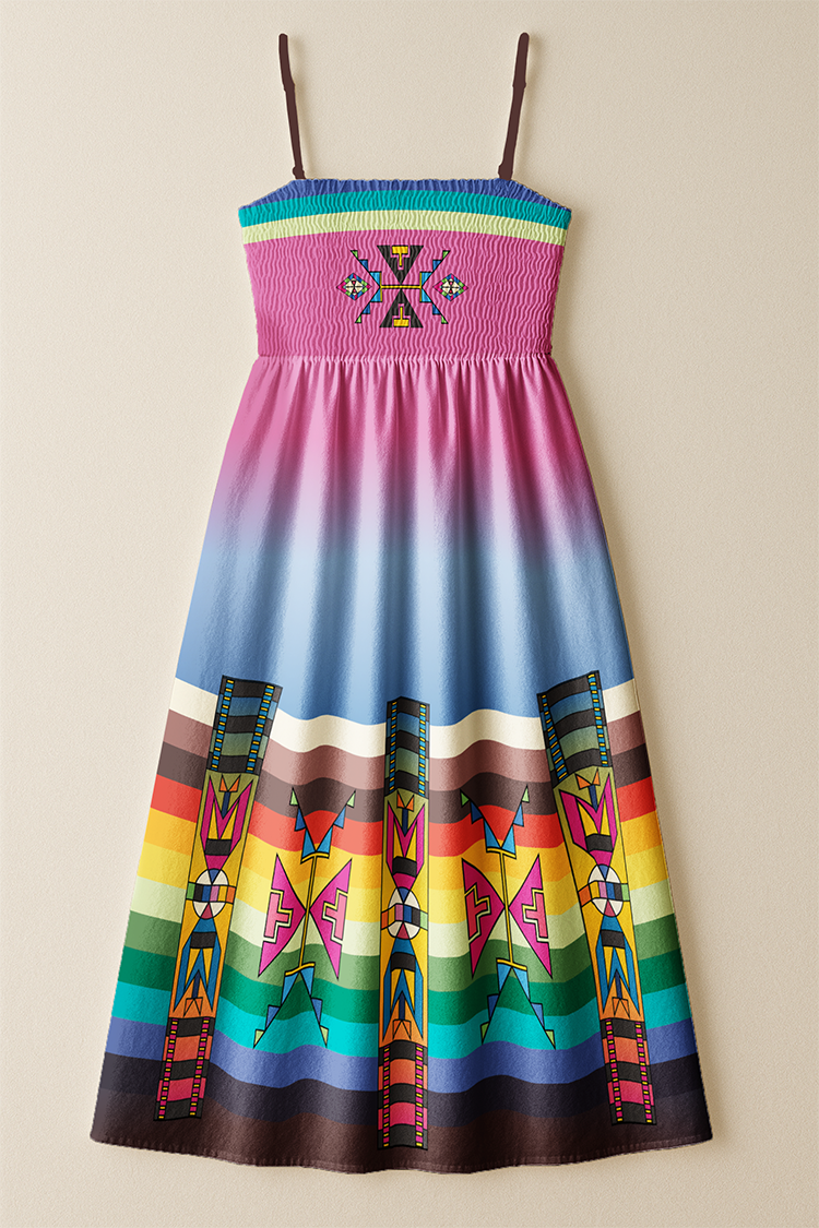 Four Directions Harmony Smock Top Dress