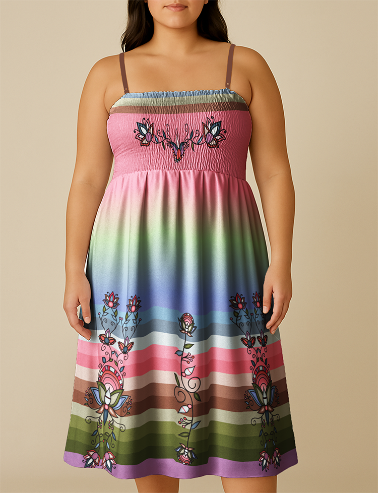 Glacial Gardenia Smock Top Dress