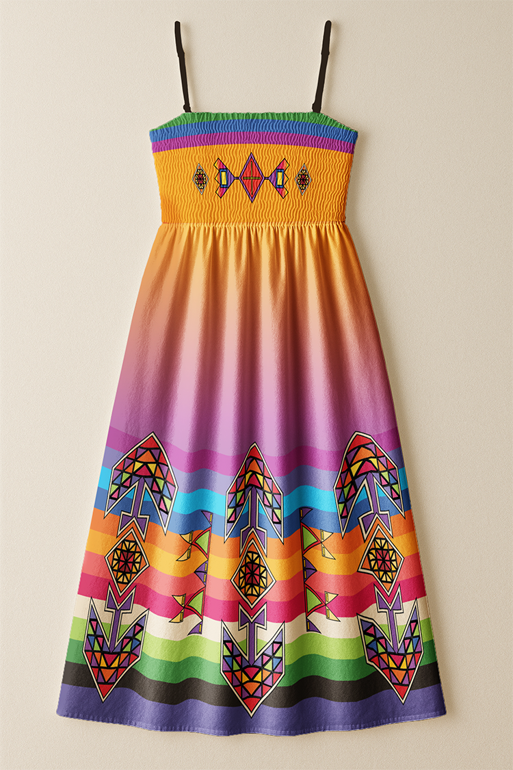 Spirit Arrow Smock Top Dress