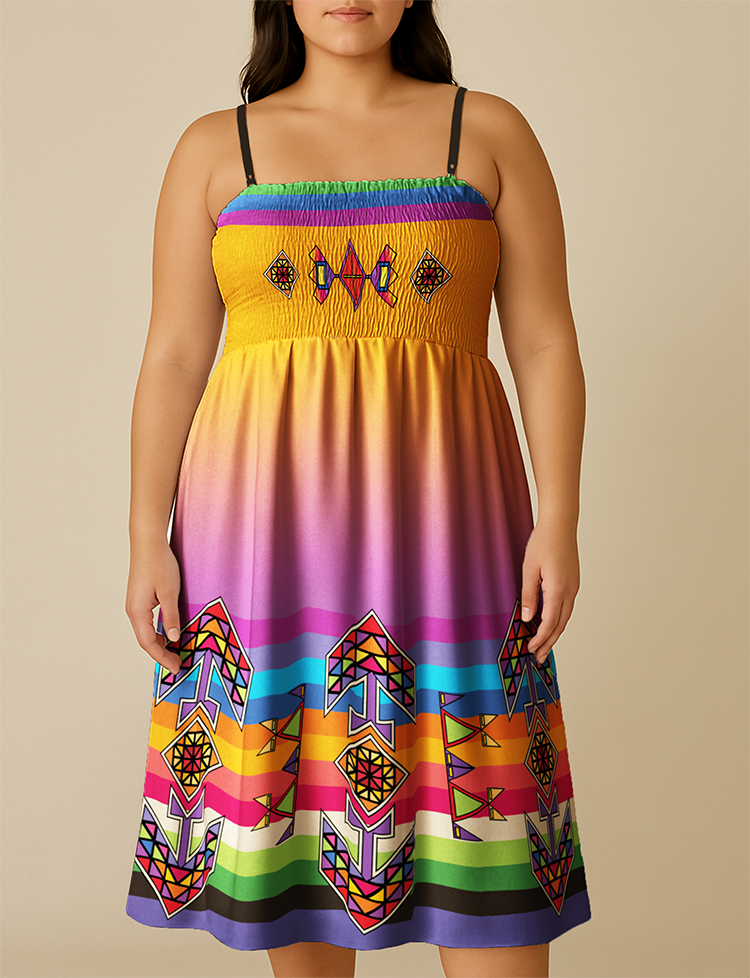 Spirit Arrow Smock Top Dress