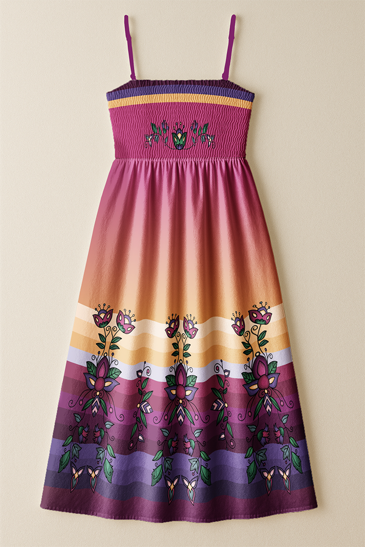 Winterberry Reverie Smock Top Dress