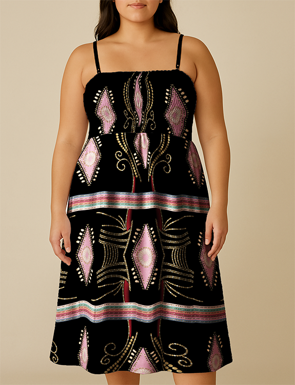 Dreams of Deco Black Smock Top Dress