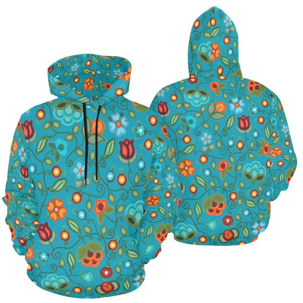 Prairie Fire Petals Ocean Hoodie for Men