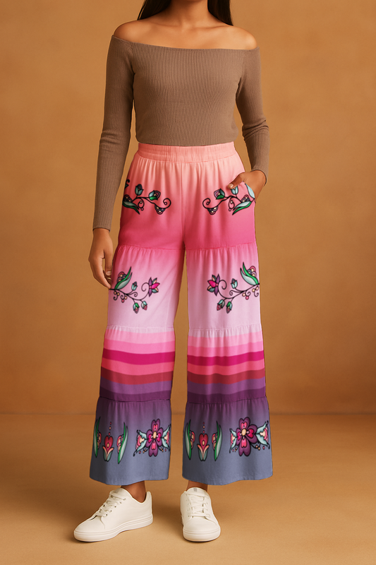 Amber Evening Garland Three Tier Pants