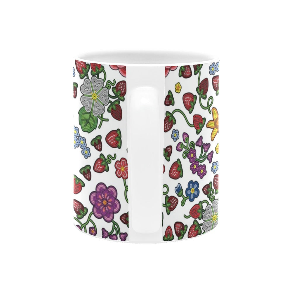 Berry Pop White Mug