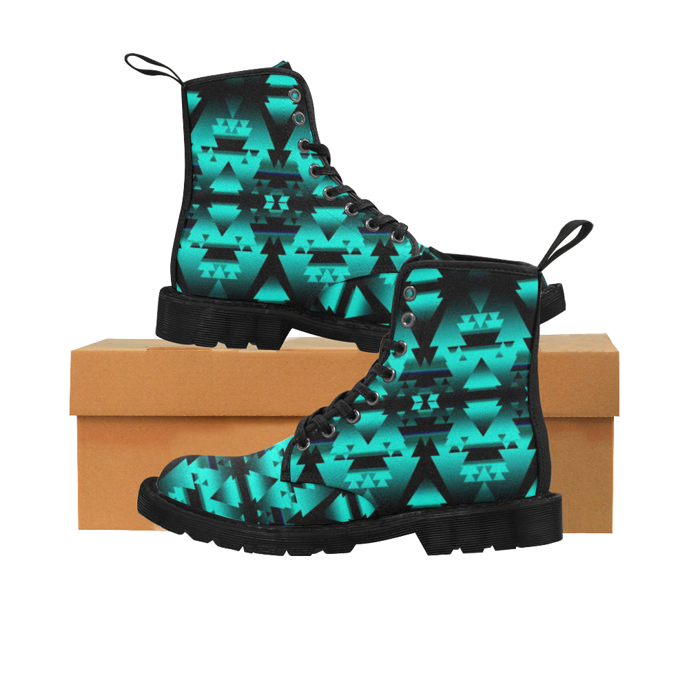 Dark Teal Winter Camp Boots