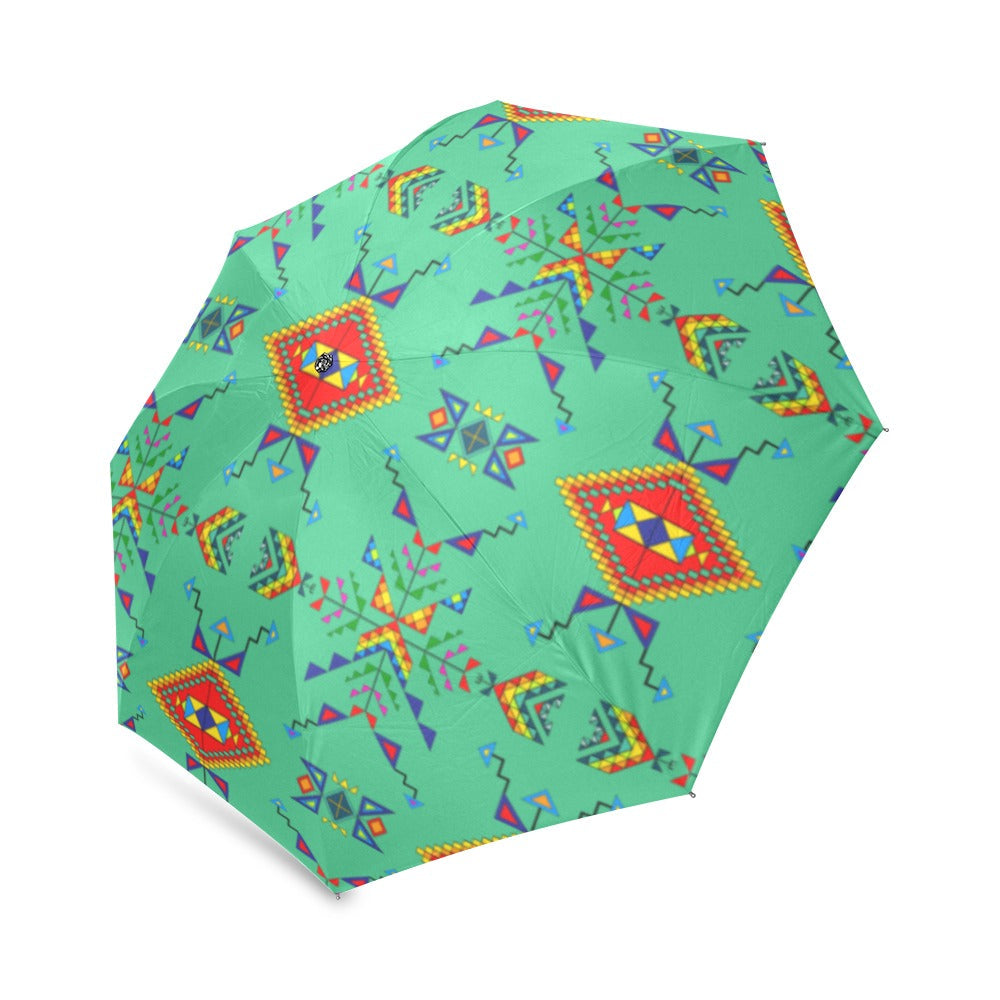 Buffalo Jump Sage Foldable Umbrella