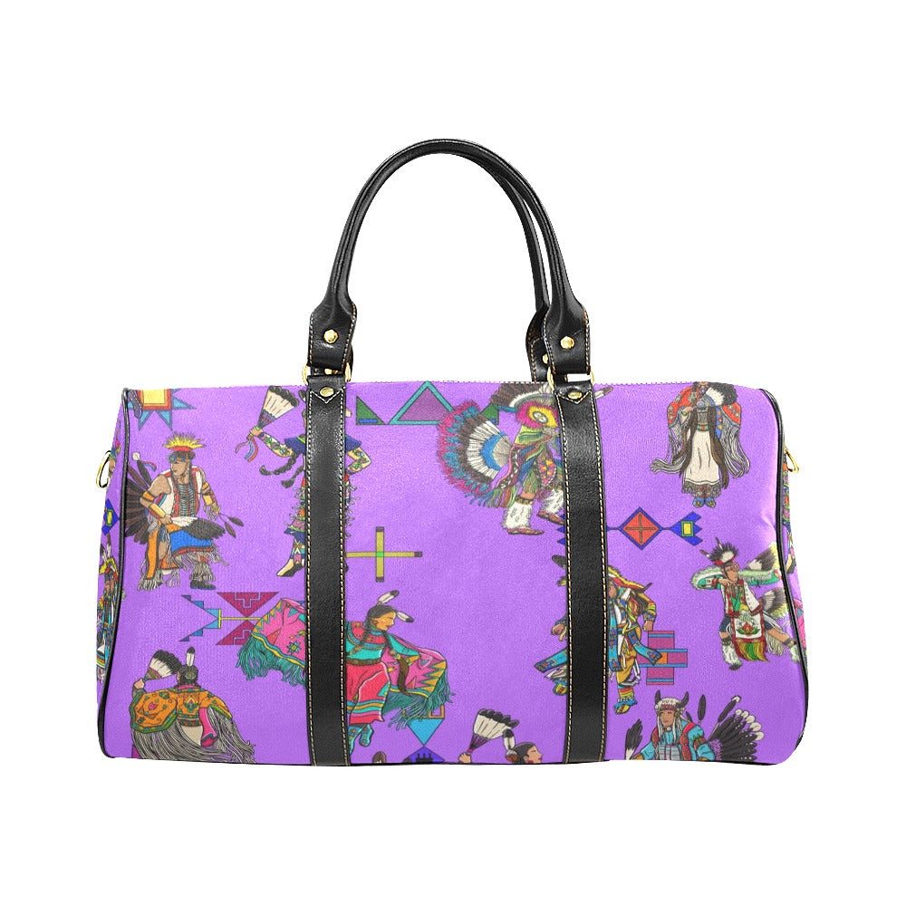 Grand Entry Dancers Purple Large Travel Bag