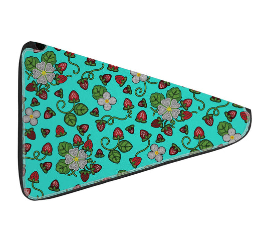 Strawberry Dreams Turquoise 27 Inch Fan Case