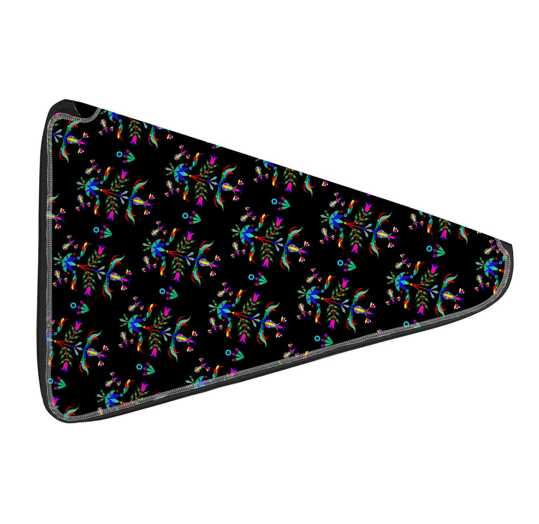 Dakota Damask Black 27 Inch Fan Case