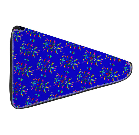 Dakota Damask Blue 27 Inch Fan Case