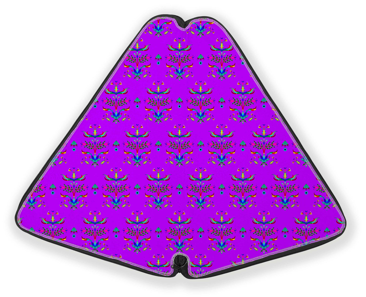 Dakota Damask Purple Fan Case