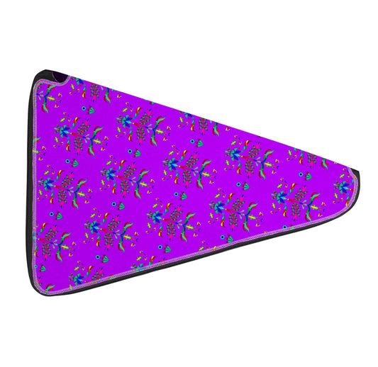 Dakota Damask Purple 27 Inch Fan Case