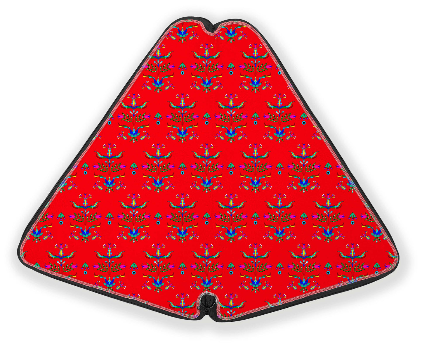 Dakota Damask Red Fan Case
