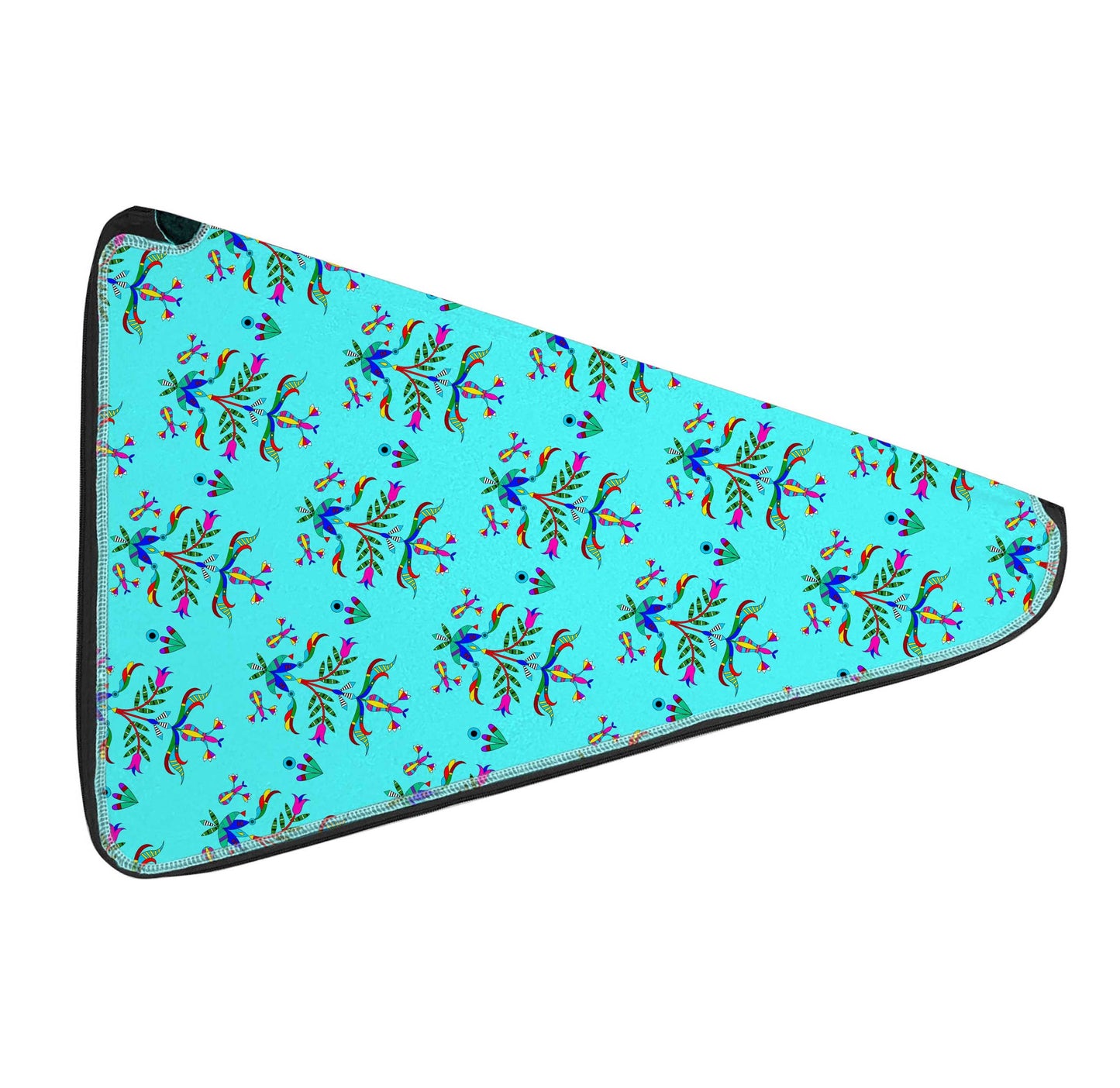Dakota Damask Turquoise Fan Case