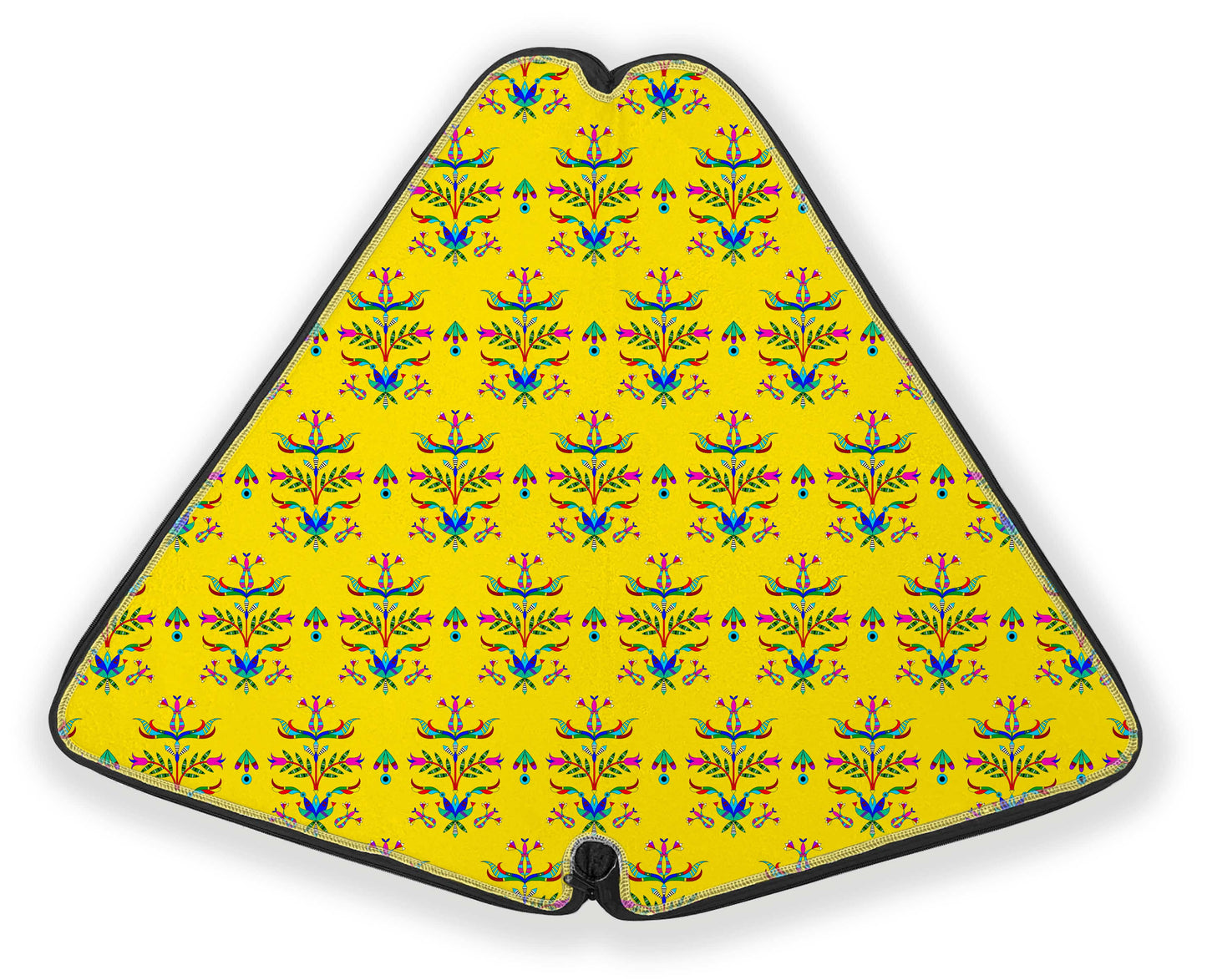 Dakota Damask Yellow Fan Case
