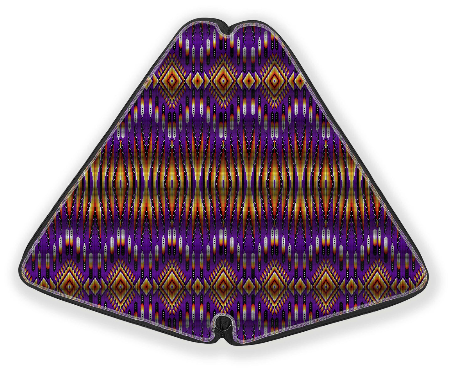 Fire Feather Purple Fan Case