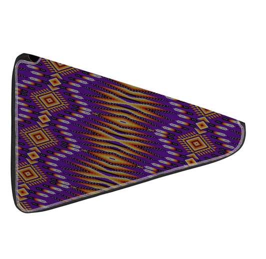 Fire Feather Purple 27 Inch Fan Case