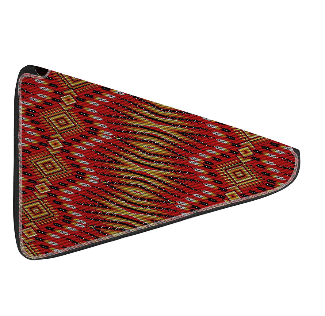 Fire Feather Red 27 Inch Fan Case