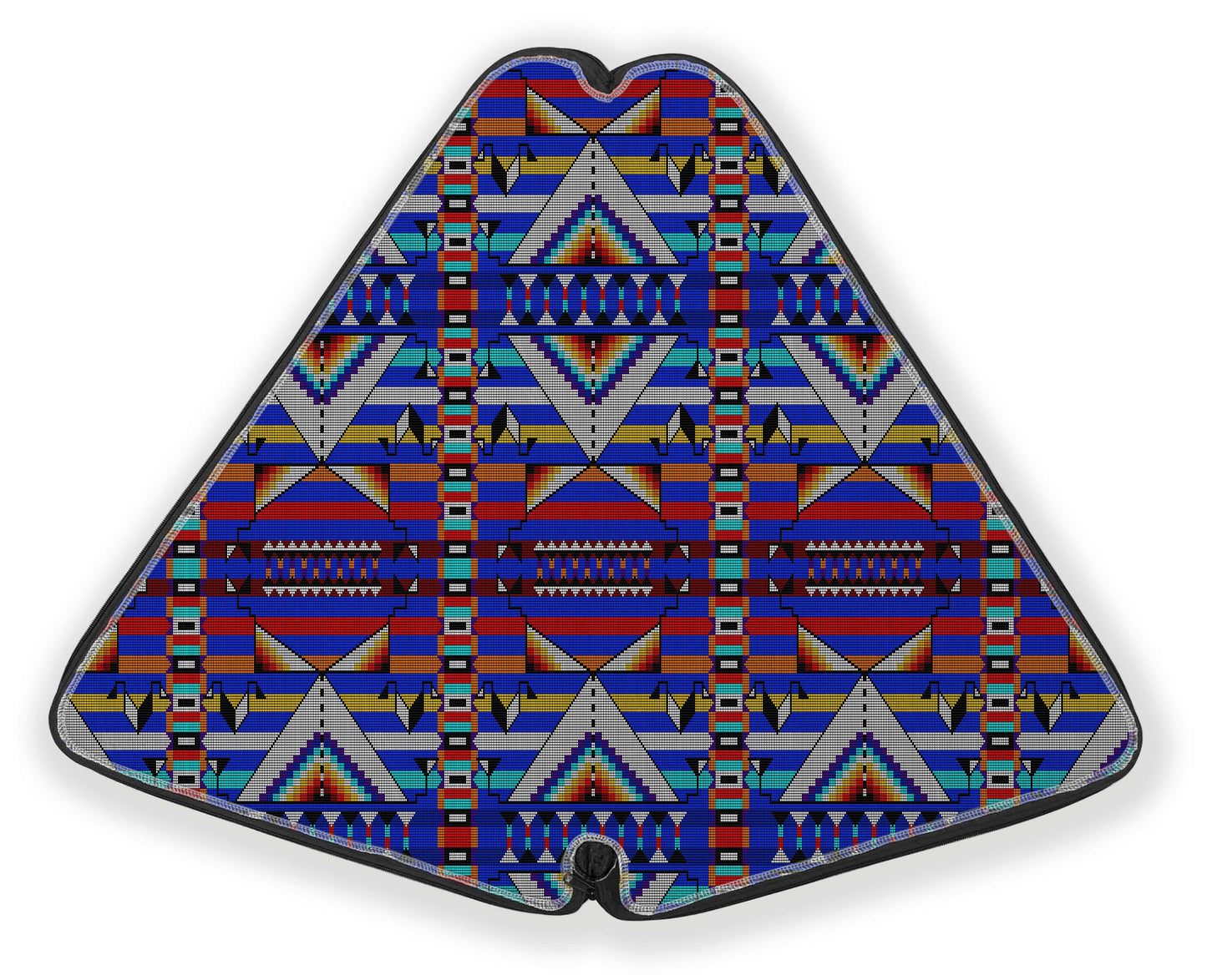 Medicine Blessing Blue 27 Inch Fan Case