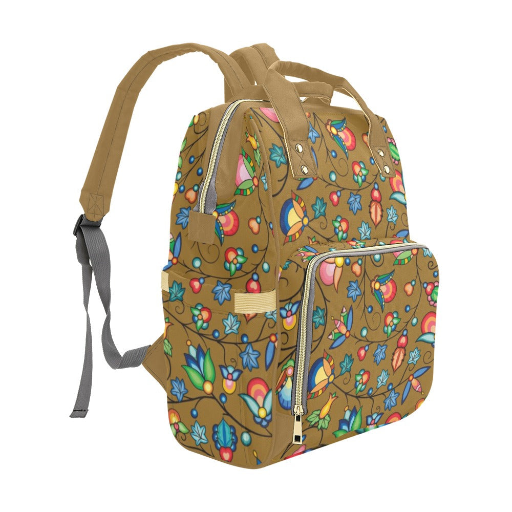 Prairie Plains Spirit Fall Leaves Multi-Function Diaper Backpack