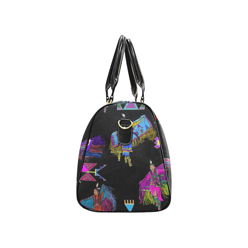 Women's Fancy Dancers Black Large Travel Bag