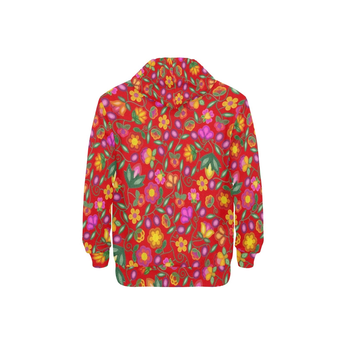 Boreal Bounty Red Fleece Hoodie