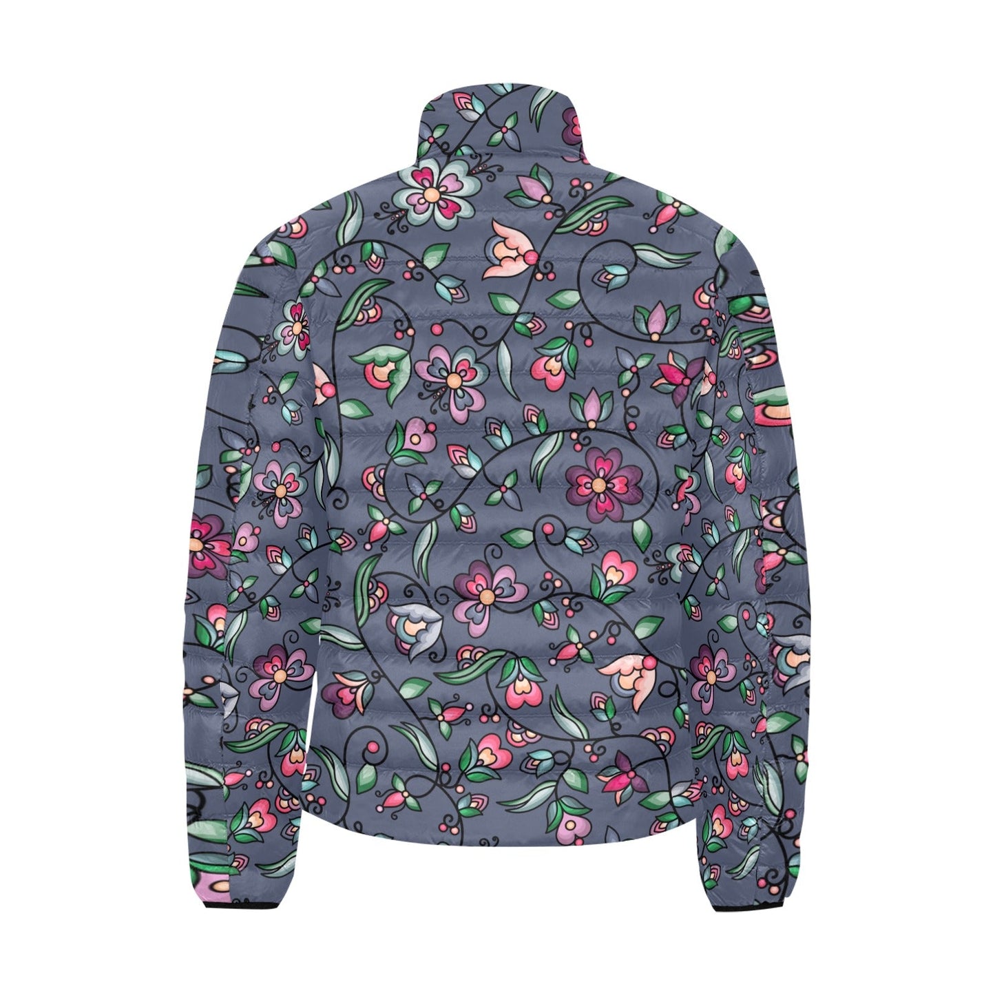 Amber Evening Garland Blue Padded Jacket