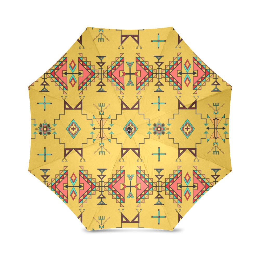Thunder Flight Yellow Foldable Umbrella