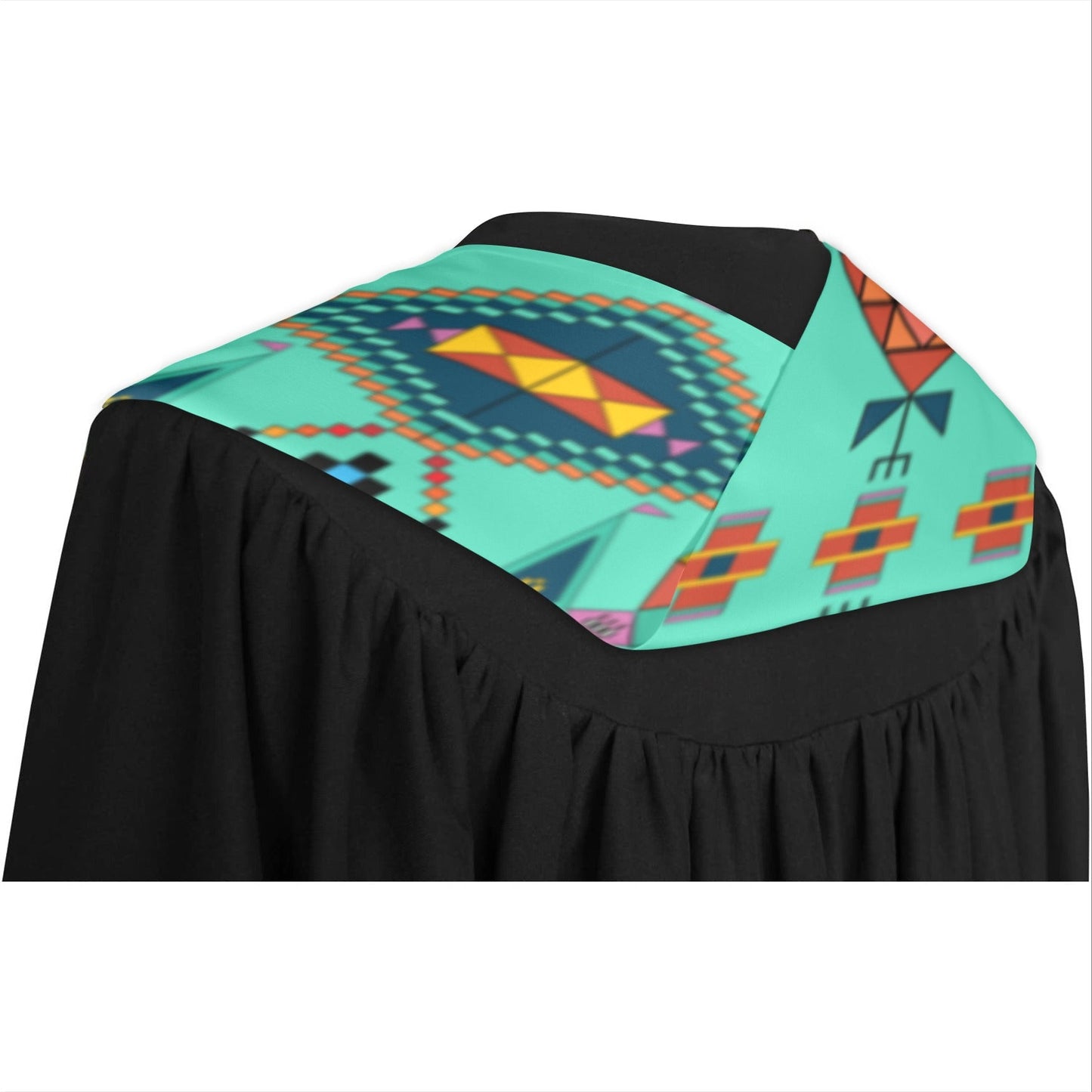 Travois Tipi Smoky Sky Graduation Stole