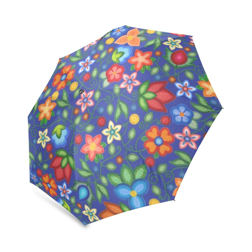 Morning Harmony Sapphire Foldable Umbrella