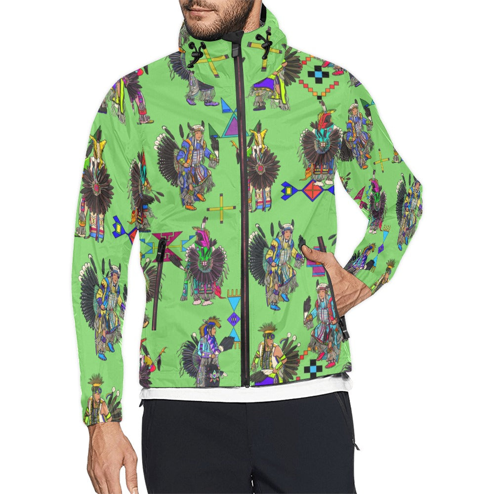 Men's Tradish Dancers Grass Men's Windbreaker