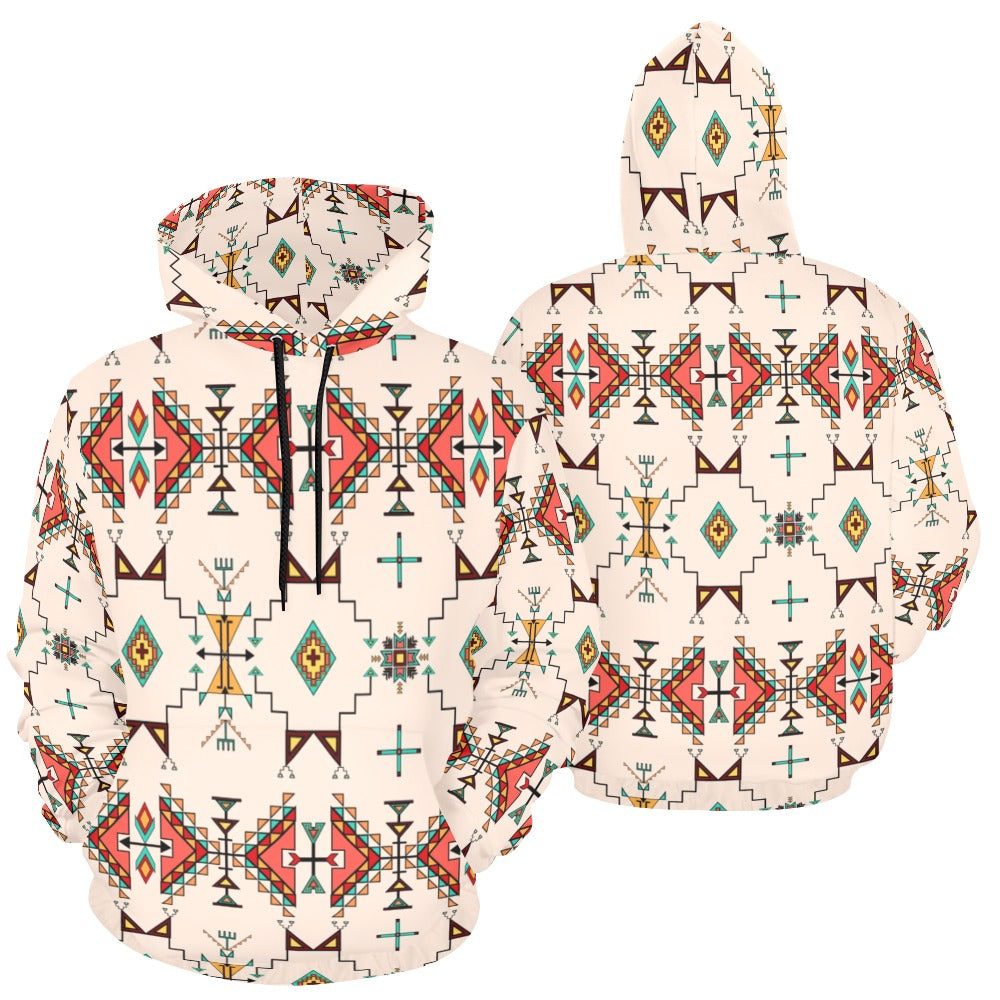 Thunder Flight Cream Hoodie for Men