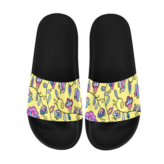 Autumn Bundle Blessing Yellow Slide Sandals