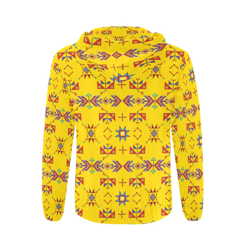 Scattered Generations Maize Men's Zipper Hoodie