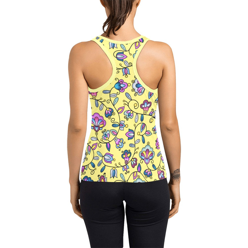 Autumn Bundle Blessing Yellow Women's Racerback Tank Top