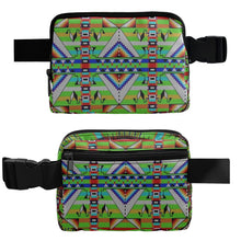 Load image into Gallery viewer, Medicine Blessing Lime Green Belt Bag
