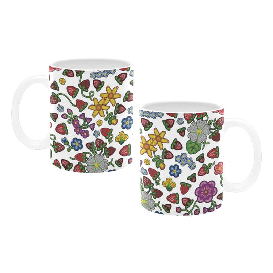 Berry Pop White Mug